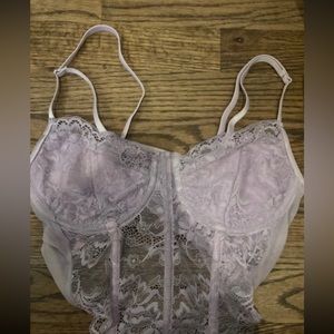 Lace corset top